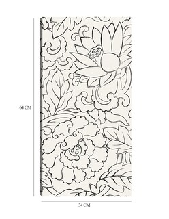 Foto 6 | Cuadro Decorativo - Grabado En Madera Original Vintage Japonés -flores (1860-1869)- Taguchi Tomoki - Floral - 3