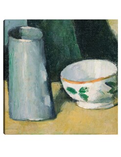 Foto 1 | Cuadro Decorativo - Cuenco Y Jarra De Leche (c.1873 - C.1877)- Paul Cézanne - Fotografía - 51x51-impresión En