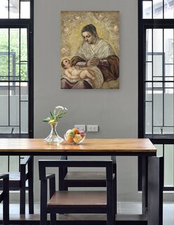 Foto 4 | Cuadro Decorativo - La Virgen De Las Estrellas (c. 1575-1585)- Jacopo Tintoretto - Religión - 28x36 - Fine Art Tj