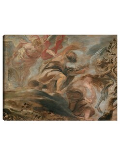 Foto 1 | Cuadro Decorativo - Expulsión Del Jardín Del Edén (1620)- Peter Paul Rubens - Religión - 28x36 - Impresión