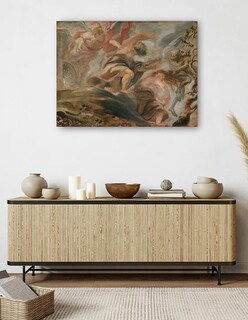 Foto 5 | Cuadro Decorativo - Expulsión Del Jardín Del Edén (1620)- Peter Paul Rubens - Religión - 28x36 - Impresión