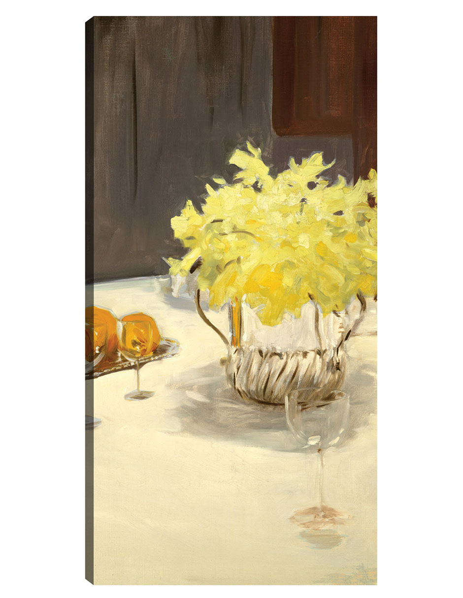 Cuadro Decorativo - Naturaleza Muerta Con Narcisos (ca. 1885-1895)- John Singer Sargent - Abstracto - 64x122 - Fine Ar