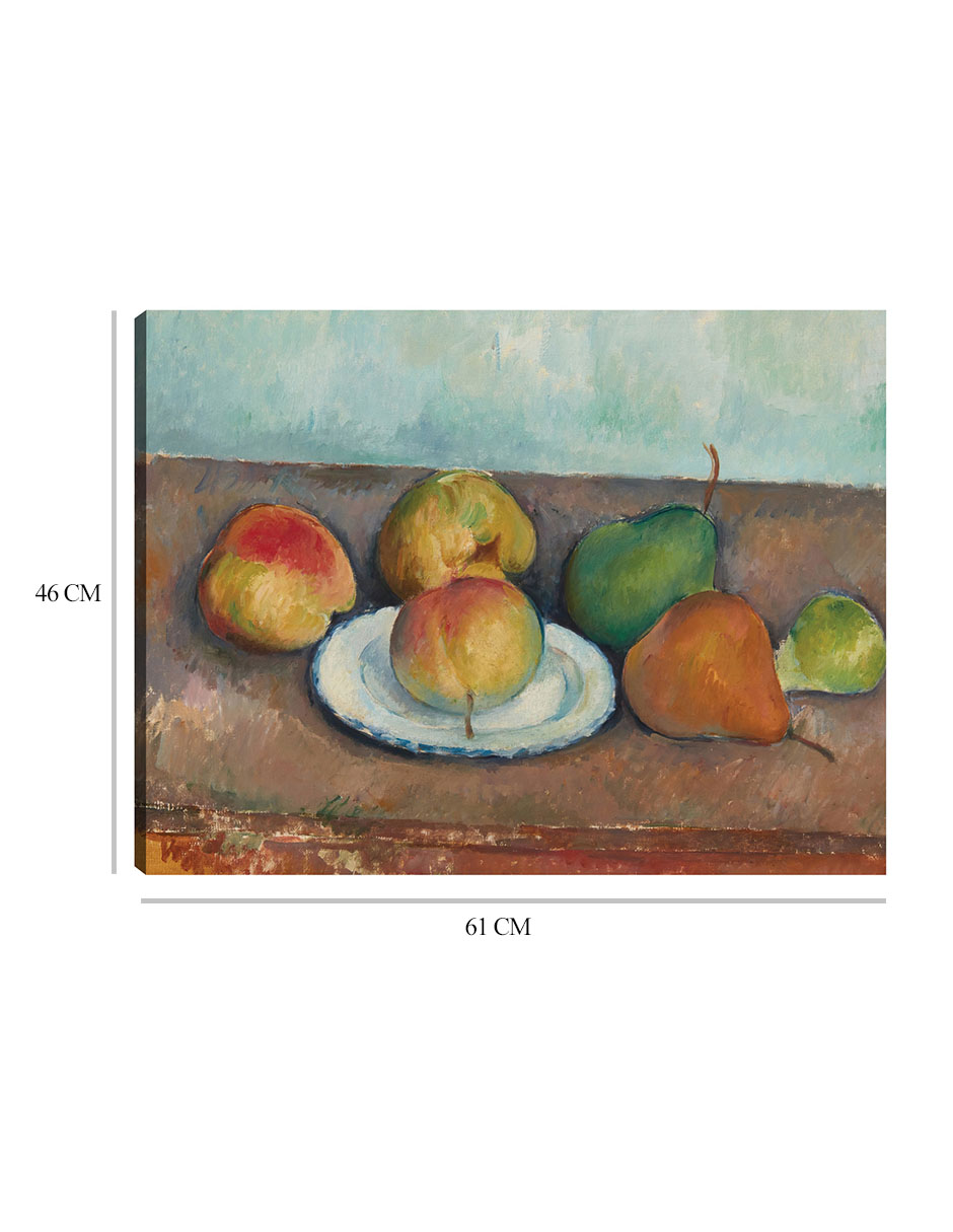Foto 7 pulgar | Cuadro Decorativo - Naturaleza Muerta, Manzanas Y Peras (hacia 1888-90)- Paul Cézanne - Religión - 46x61 - Fine Art Tj