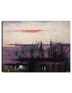 Foto 1 | Cuadro Decorativo - Estudio Para Libro Del Cielo Simulado Por Flamencos Blancos - Abbott Handerson Thayer - 69x92