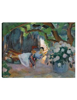 Foto 1 | Cuadro Decorativo - Le Pradet, Mujer Joven En Una Hamaca (nono)- Henri Lebasque - Fotografía - 69x92 - Fine Art Tj