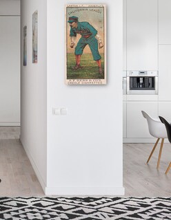 Foto 4 | Cuadro Decorativo - Lawton, Equipo Haverly, Retrato De Tarjeta De Béisbol- Library Of Congress - 46x89 - Fine Art Tj