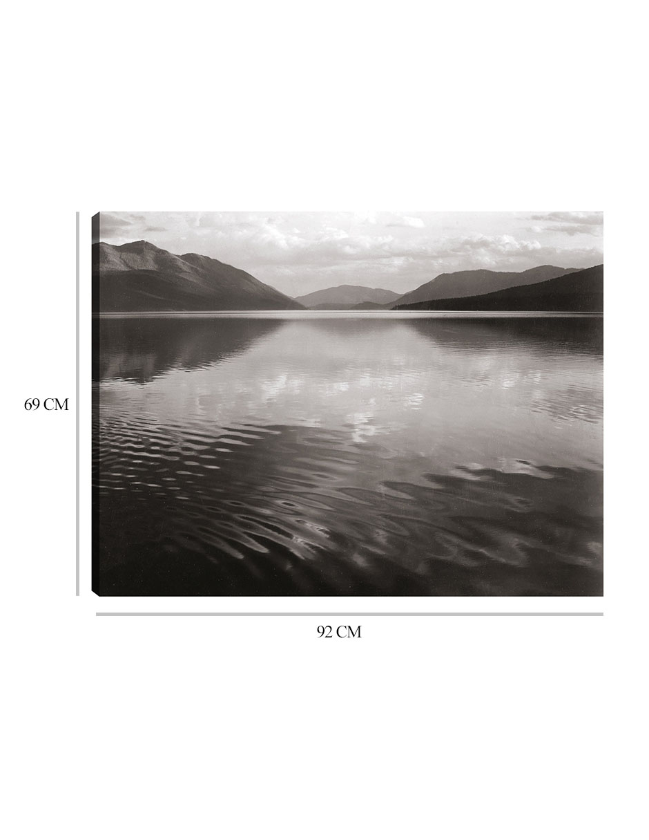 Foto 7 pulgar | Cuadro Decorativo - Lago Mcdonald, Parque Nacional Los Glaciares- Ansel Adams - Religión - 69x92-impresión En