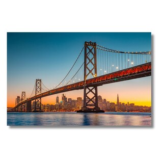Foto 2 | Cuadro Decorativo Paisaje San Francisco 143cm X 89cm Marco Madera
