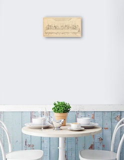 Foto 2 | Cuadro Decorativo - La Última Cena, Probablemente Del Siglo Xix.- Leonardo Da Vinci - Religión - 54x102 - Fine Art Tj