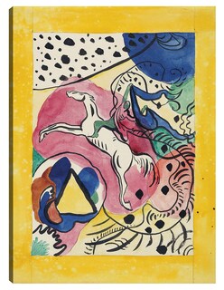 Foto 1 | Cuadro Decorativo - Diseño Para La Portada Del Almanaque ',el Jinete Azul', (1911)- Wassily Kandinsky - 6