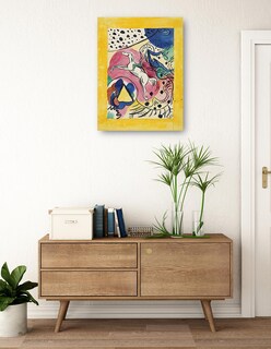 Foto 3 | Cuadro Decorativo - Diseño Para La Portada Del Almanaque ',el Jinete Azul', (1911)- Wassily Kandinsky - 6