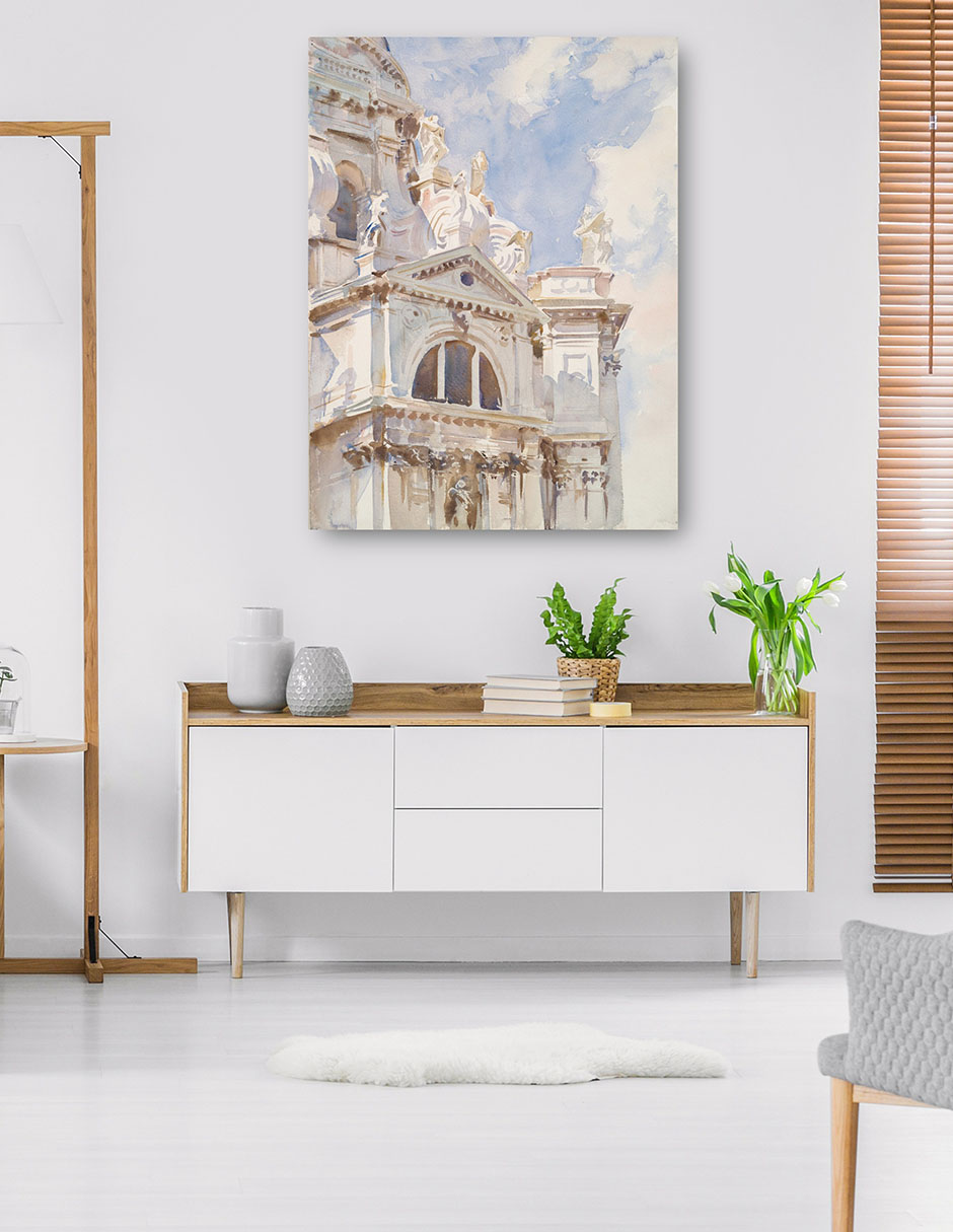 Foto 6 pulgar | Cuadro Decorativo - El Saludo, Venecia (ca. 1904-197)- John Singer Sargent - Ciudades - 107x143 -impresión En L
