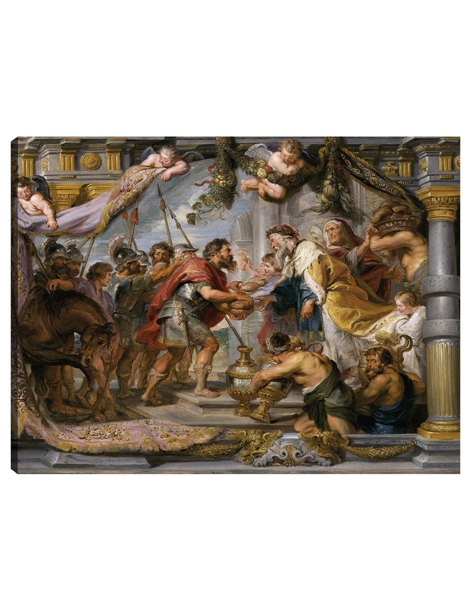 Foto 2 pulgar | Cuadro Decorativo - El Encuentro De Abraham Y Melquisedec (c. 1626)- Peter Paul Rubens - Religión - 46x61 - Fine Art Tj