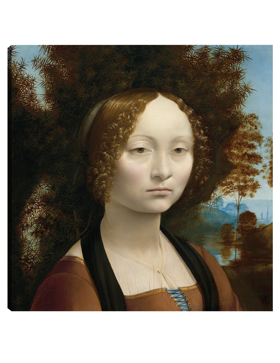 Foto 2 pulgar | Cuadro Decorativo - Ginevra De' Benci [anverso], C. (1474-1478)- Leonardo Da Vinci - Fotografía - 31x31 - Fine Art Tj