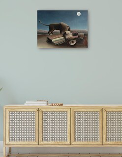 Foto 4 | Cuadro Decorativo - La Gitana Dormida (la Bohémienne Endormie) (1897)- Henri Rousseau - Paisaje - 28x36 - Fine Art Tj