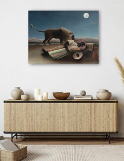 Foto 5 | Cuadro Decorativo - La Gitana Dormida (la Bohémienne Endormie) (1897)- Henri Rousseau - Paisaje - 28x36 - Fine Art Tj