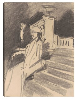 Foto 1 | Cuadro Decorativo - Junto A La Fuente, Villa Torlonia, Frascati, Italia (c. 1907)- John Singer Sargent - 69x92 - Fin