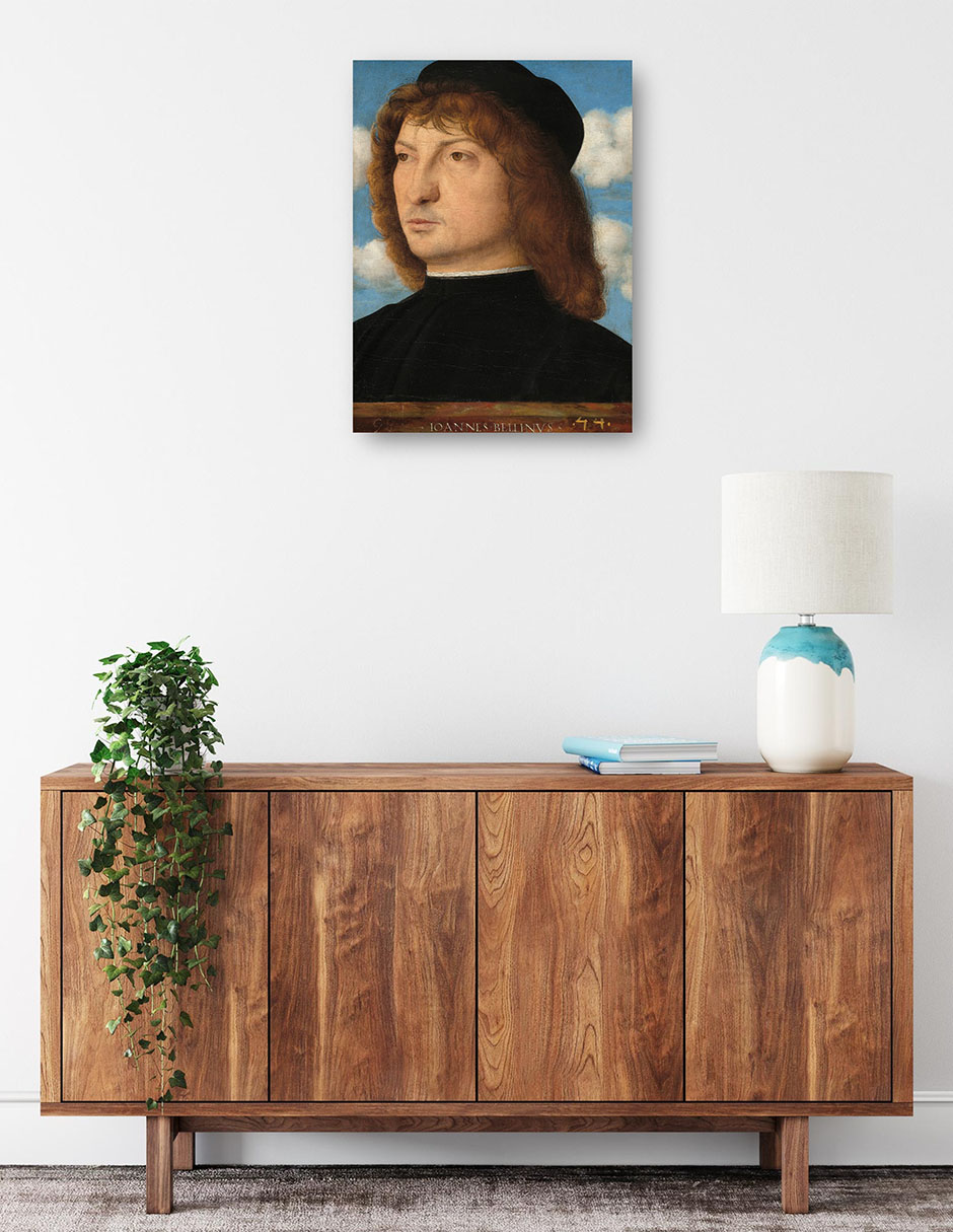 Foto 3 pulgar | Cuadro Decorativo - Retrato De Un Caballero Veneciano C. 1500- Giovanni Bellini - Fotografía - 28x36 - Fine Art Tj