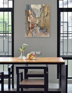 Foto 4 | Cuadro Decorativo - Calle Chanoinesse, En 1905. Distrito 4 (1905)- Frédéric Houbron - Ciudades - 28x36 - Fine Art Tj