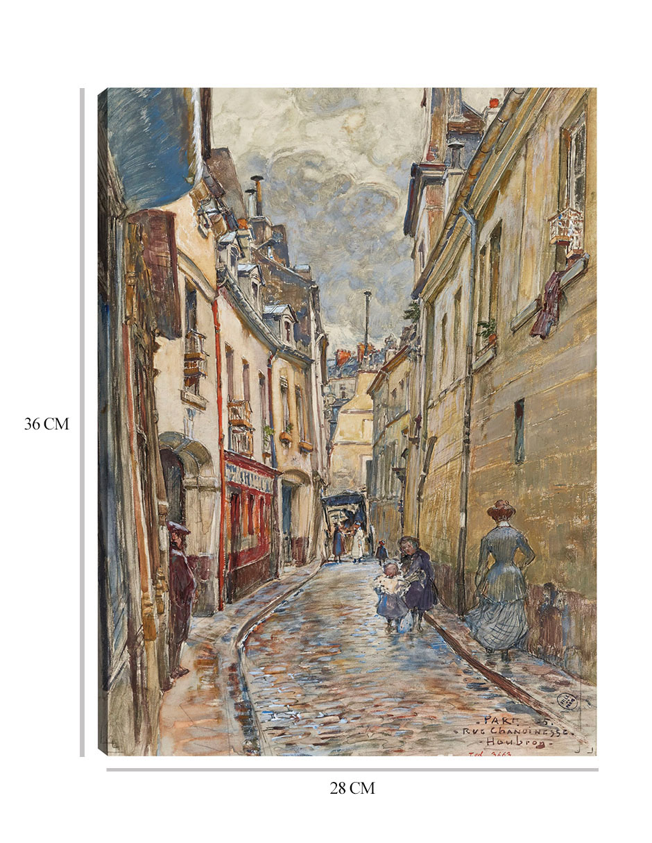 Foto 7 pulgar | Cuadro Decorativo - Calle Chanoinesse, En 1905. Distrito 4 (1905)- Frédéric Houbron - Ciudades - 28x36 - Fine Art Tj