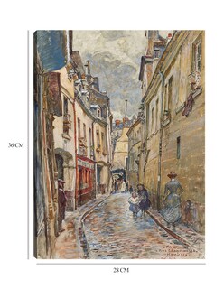 Foto 6 | Cuadro Decorativo - Calle Chanoinesse, En 1905. Distrito 4 (1905)- Frédéric Houbron - Ciudades - 28x36 - Fine Art Tj