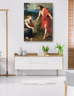 Foto 5 | Cuadro Decorativo - Cristo Se Aparece A María Magdalena (1610 - 1690)- Peter Paul Rubens - Religión - 69x92 - Fine Ar