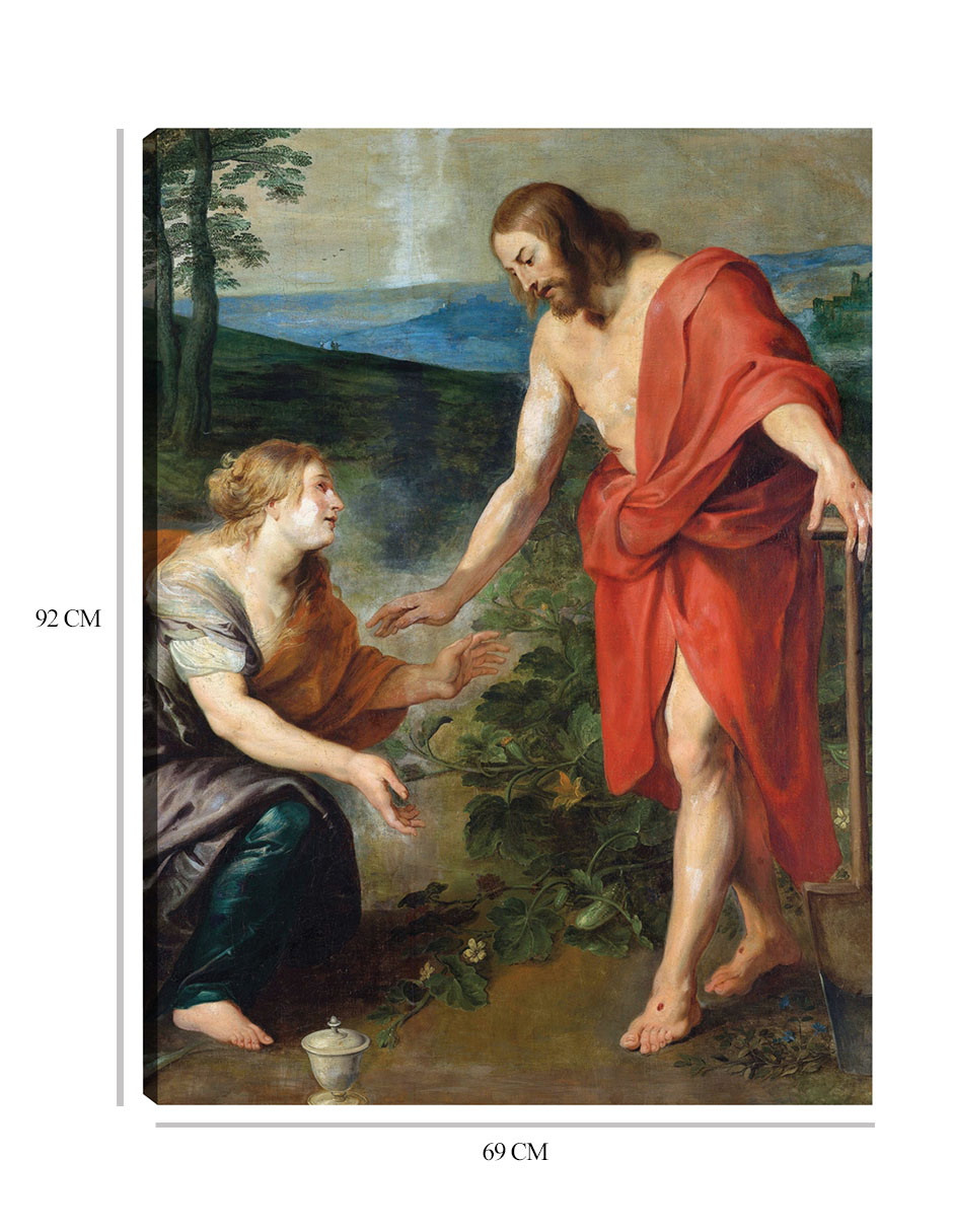 Foto 7 pulgar | Cuadro Decorativo - Cristo Se Aparece A María Magdalena (1610 - 1690)- Peter Paul Rubens - Religión - 69x92 - Fine Ar