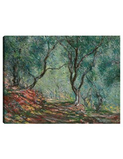 Foto 1 | Cuadro Decorativo - Bosque De Oliviers En El Jardín Moreno (1884)- Claude Monet - Paisaje - 77x102 - Fine Art Tj