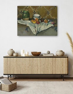 Foto 5 | Cuadro Decorativo - Naturaleza Muerta Con Jarra, Copa Y Manzanas (ca. 1877)- Paul Cézanne - Religión - 69x92 - Fine