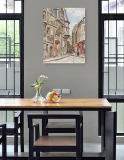 Foto 4 | Cuadro Decorativo - El Hotel De Sens, De La Calle Figuier, Distrito 4 (1898)- Frédéric Houbron - Ciudades - 69x