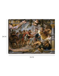 Foto 6 | Cuadro Decorativo - El Encuentro De Abraham Y Melquisedec (c. 1626)- Peter Paul Rubens - Religión - 28x36 - Fine Art Tj