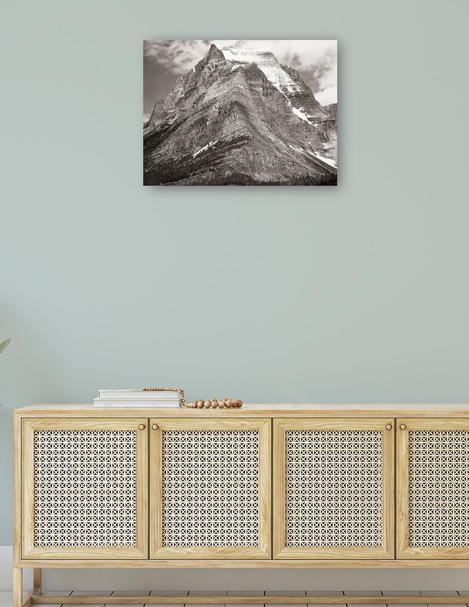 Foto 5 pulgar | Cuadro Decorativo - Montaña Going-to-the-sun, Parque Nacional Glacier, Montana- Ansel Adams - Religión - 107x143