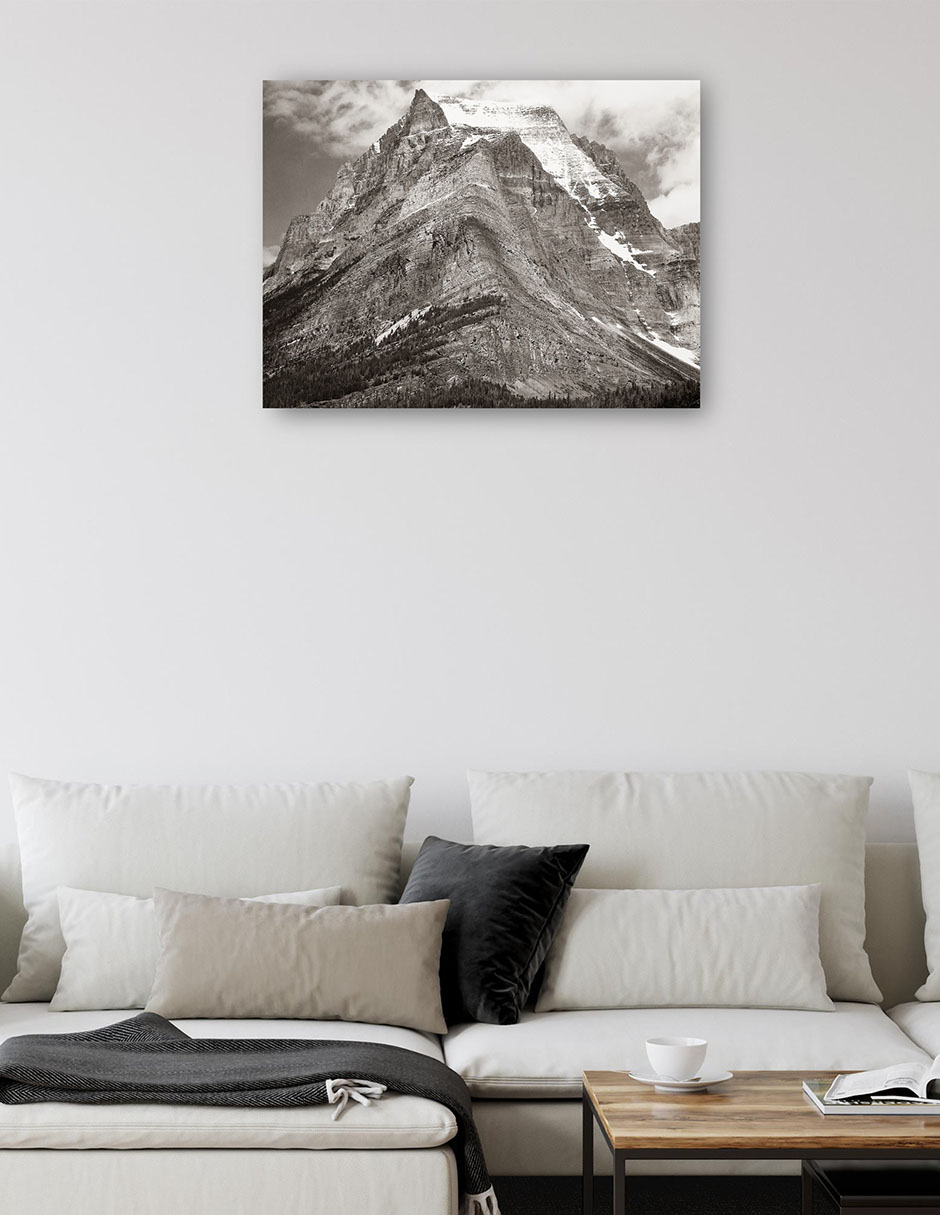 Foto 6 pulgar | Cuadro Decorativo - Montaña Going-to-the-sun, Parque Nacional Glacier, Montana- Ansel Adams - Religión - 107x143