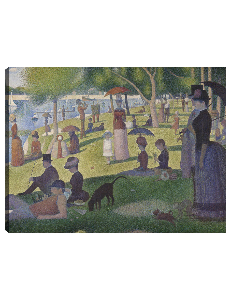 Foto 2 pulgar | Cuadro Decorativo - Un Domingo En La Grande Jatte (1884)- Georges Seurat - Fotografía - 46x61 - Impresión En L