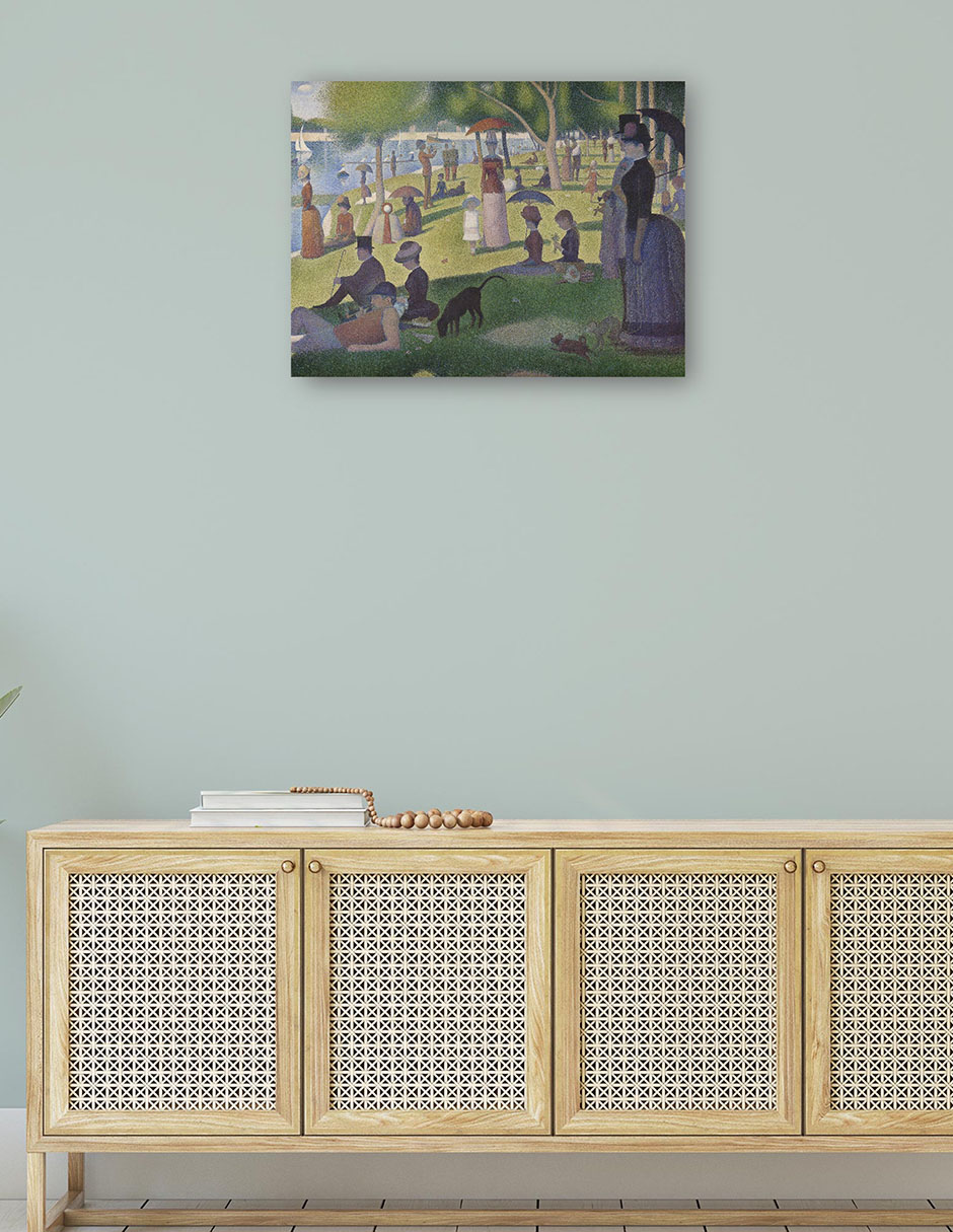 Foto 5 pulgar | Cuadro Decorativo - Un Domingo En La Grande Jatte (1884)- Georges Seurat - Fotografía - 46x61 - Impresión En L