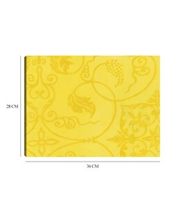 Foto 6 | Cuadro Decorativo - Grabado En Madera Original Vintage Japonés -amarillo- Taguchi Tomoki - Abstracto - 28x36 - Fine A