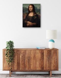 Foto 2 | Cuadro Decorativo - Retrato De Mona Lisa Del Giocondo (1503-1506)- Leonardo Da Vinci - Fotografía - 77x102 - Fine Art T