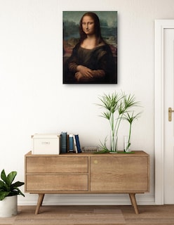 Foto 3 | Cuadro Decorativo - Retrato De Mona Lisa Del Giocondo (1503-1506)- Leonardo Da Vinci - Fotografía - 77x102 - Fine Art T