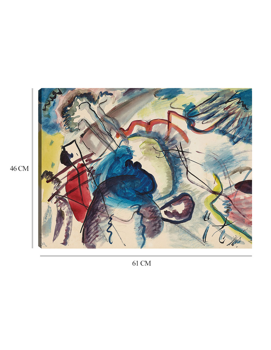 Foto 7 pulgar | Cuadro Decorativo - Borrador De &amp,#39,cuadro Con Borde Blanco&amp,#39, (1913)- Wassily Kandinsky - 46x61 - Fine Art