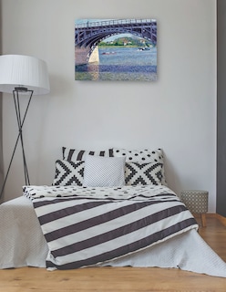 Foto 3 | Cuadro Decorativo - El Puente Argenteuil Y El Sena (hacia 1883)- Gustave Caillebotte - Religión - 28x36 - Fine Art Tj