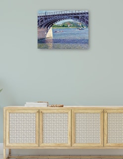 Foto 4 | Cuadro Decorativo - El Puente Argenteuil Y El Sena (hacia 1883)- Gustave Caillebotte - Religión - 28x36 - Fine Art Tj