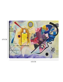 Foto 6 | Cuadro Decorativo - Gelb - Rot - Blau (amarillo-rojo-azul), 1925- Wassily Kandinsky - Religión - 107x143 - Fine Art Tj