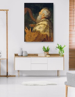 Foto 5 | Cuadro Decorativo - El Rey David Tocando El Arpa (ca. 1616)- Peter Paul Rubens - Religión - 69x92 - Fine Art Tj