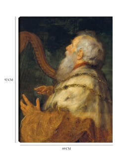 Foto 6 | Cuadro Decorativo - El Rey David Tocando El Arpa (ca. 1616)- Peter Paul Rubens - Religión - 69x92 - Fine Art Tj