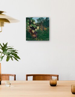 Foto 4 | Cuadro Decorativo - Lucha Entre Un Tigre Y Un Búfalo (1908)- Henri Rousseau - Animales - 105x105-impresión En
