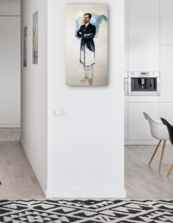 Foto 4 | Cuadro Decorativo - Retrato De Ernest Thiel (estudio) (1907)- Edvard Munch - Fotografía - 34x64 -impresión En