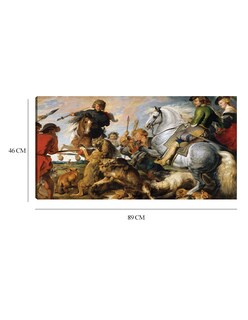 Foto 6 | Cuadro Decorativo - Caza Del Lobo Y El Zorro (hacia 1616)- Peter Paul Rubens - Fotografía - 46x89 - Fine Art Tj