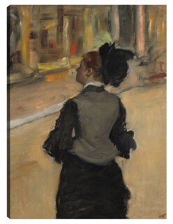 Foto 1 | Cuadro Decorativo - Mujer Vista Desde Atrás (visita A Un Museo), C. 1879-1885- Edgar Degas - Fotografía - 69x92 -