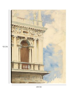 Foto 6 | Cuadro Decorativo - Un Rincón De La Biblioteca De Venecia (1904-1907)- John Singer Sargent - Ciudades - 69x92 - Fine