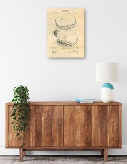Foto 2 | Cuadro Decorativo - Guante De Cazador De Patentes, Inventor: Elroy L. Rogers, - 107x143 - Fine Art Tj
